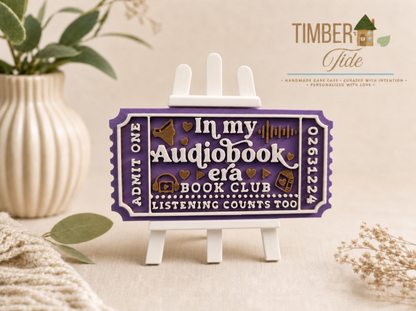 Bookish Era Tickets – Lifetime Membership Collection (with Easel)