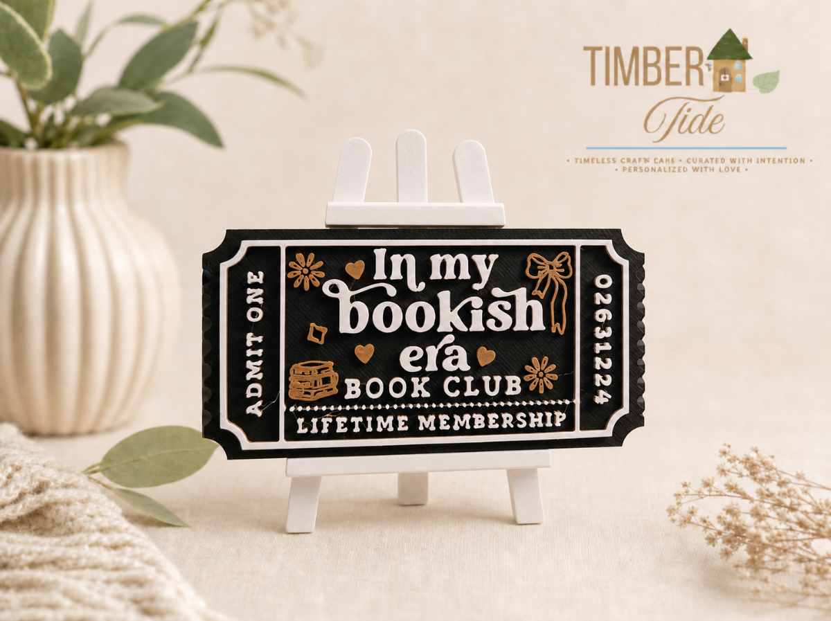 Bookish Era Tickets – Lifetime Membership Collection (with Easel)