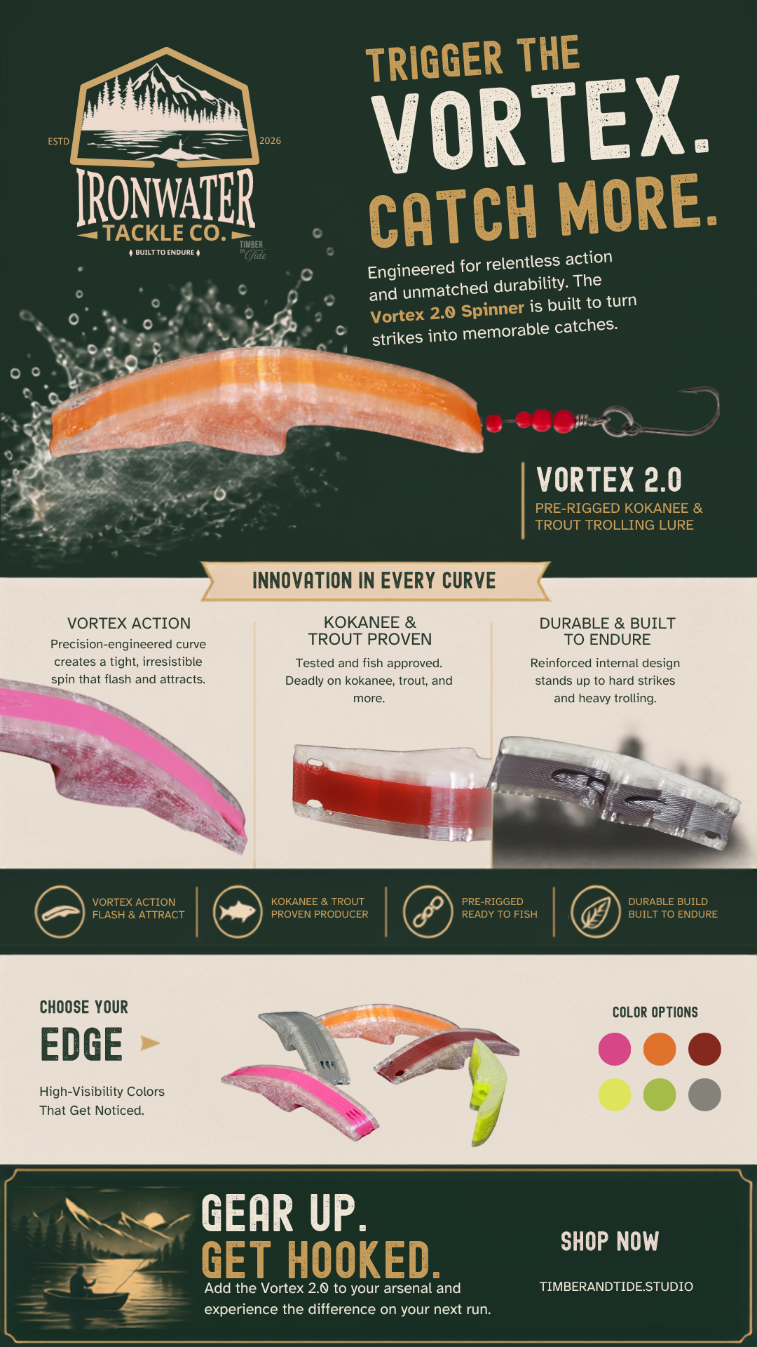 Ironwater Vortex 2.0 by Timber & Tide