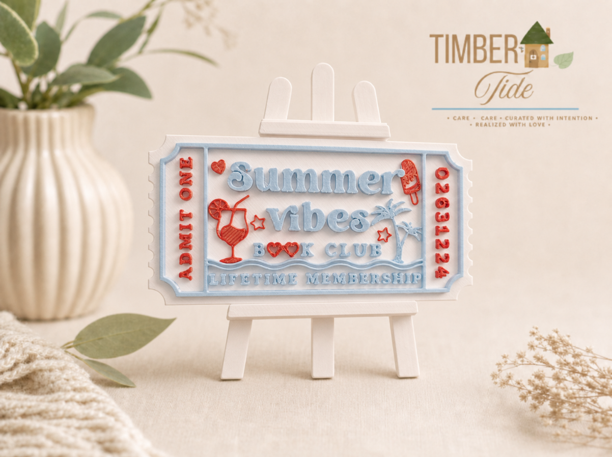 Bookish Era Tickets – Lifetime Membership Collection (with Easel)