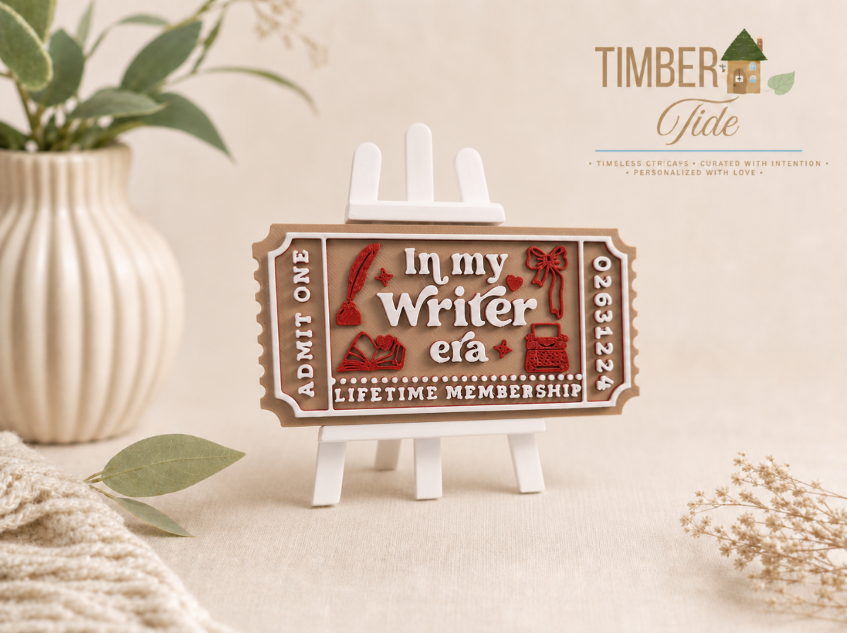 Bookish Era Tickets – Lifetime Membership Collection (with Easel)